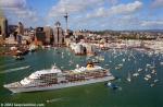 ID 1413 EUROPA (1999/28437grt/IMO 9183855) in Auckland, New Zealand during the 2002/3 Louis Vuitton/Americas Cup regatta.
